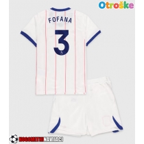 Otroške Nogometnih dresov Chelsea Wesley Fofana #3 Tretji 2026-27 Kratki rokavi (+ hlače)